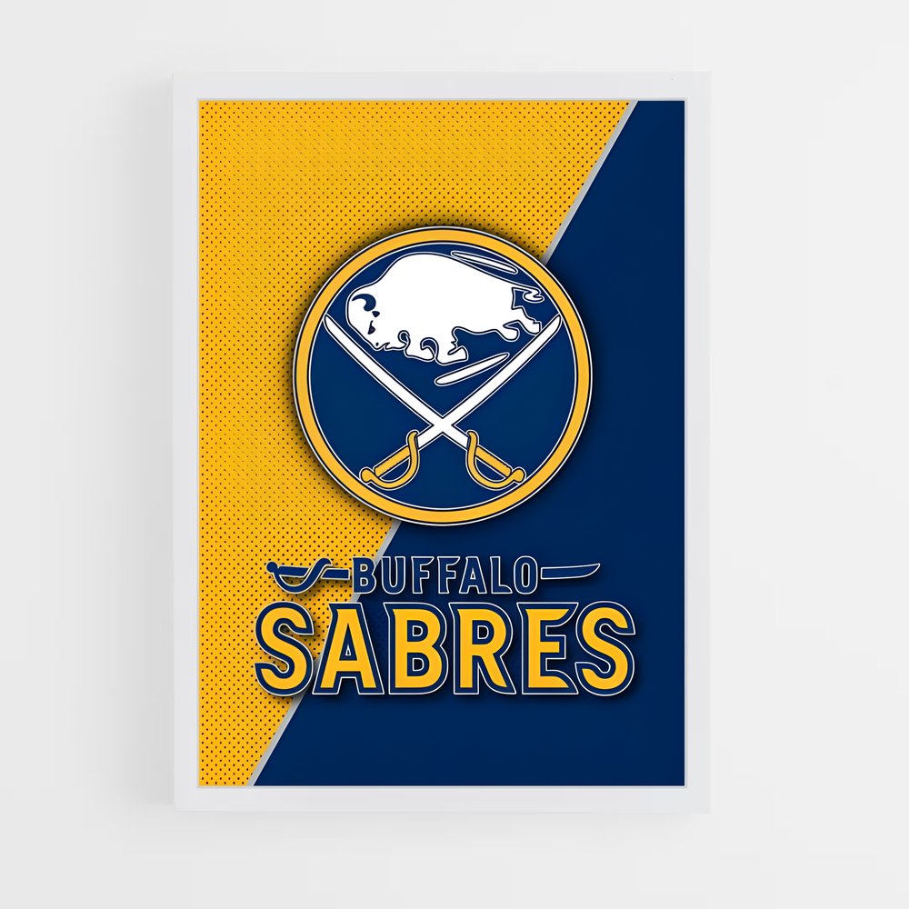 Poster Esprit des Sabres – affiche Hockey sur glace (vue 3)